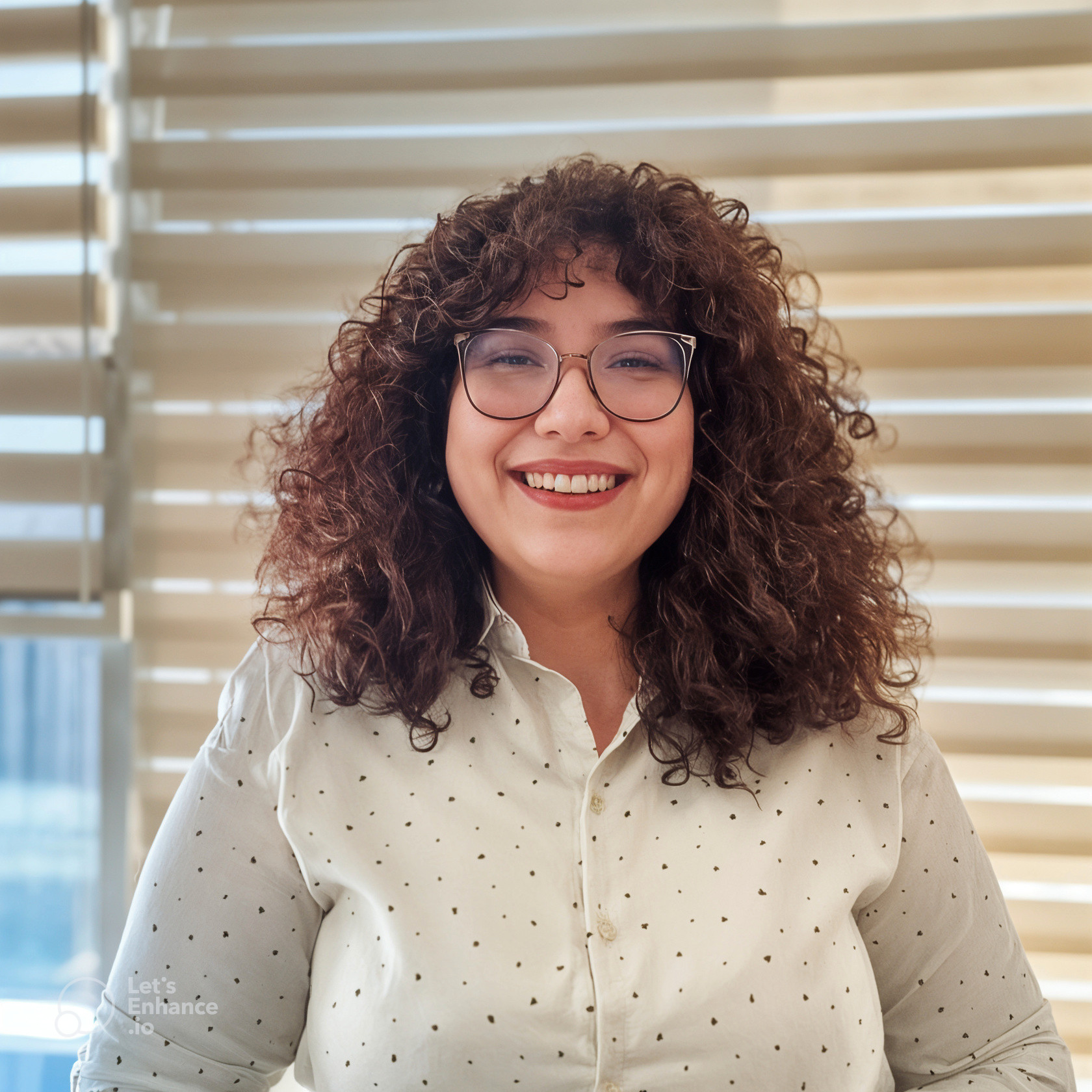 Portrait of a smiling female employee