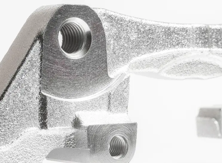 zoom on a car break treated with Kenlevel 019-LF Economic Acidic Zinc Plating Process