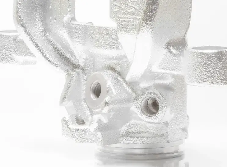 zoom on a brake treated with Kenlevel FX - Environmentally sound acid zinc plating process