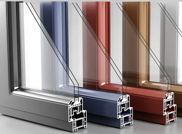 Aluminum window frames
