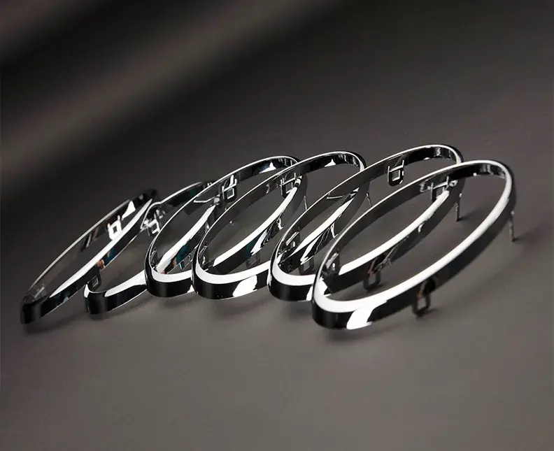 Bright Nickel on Plastic Parts