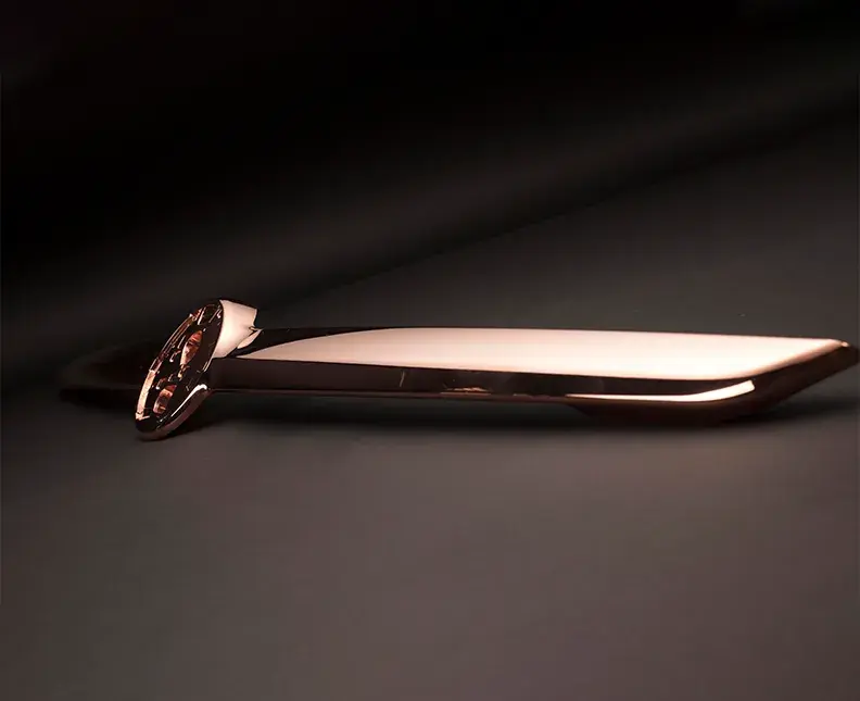 part treated with copper plating process