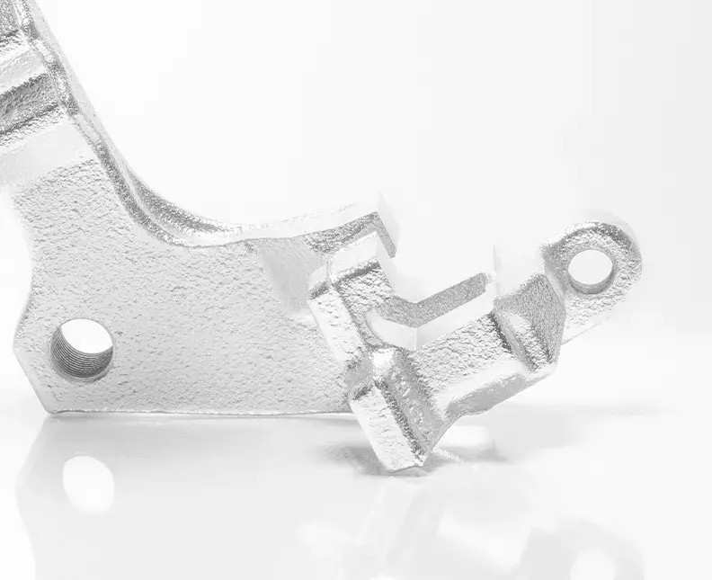 Zoom on brake treated with KENLEVEL XP High Temperature Acid Chloride Zinc Plating System