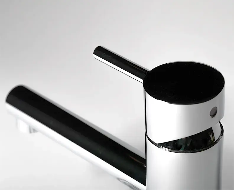 Bright Nickel on sanitary tap
