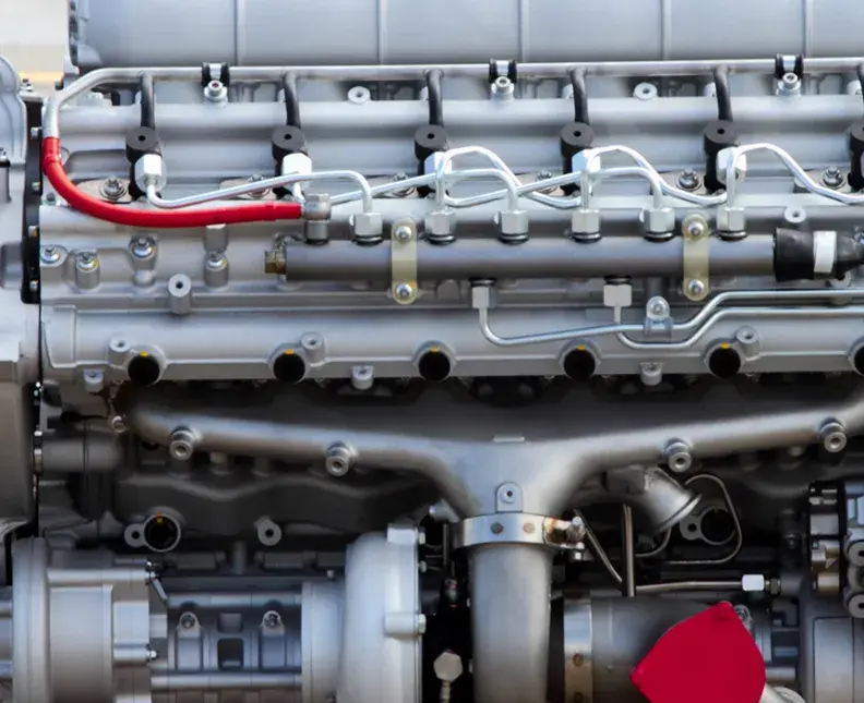 Modern air-cooled engine with turbocharger