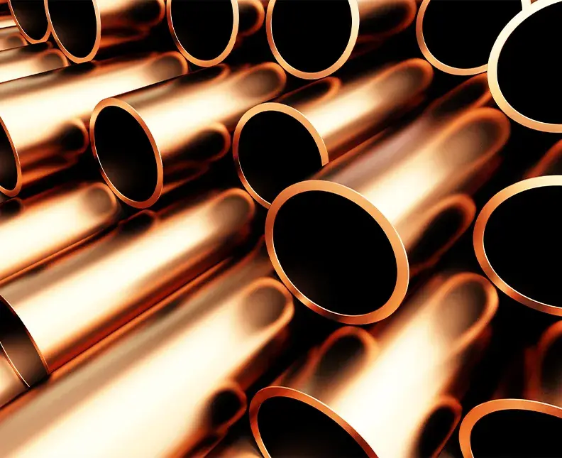 copper pipes