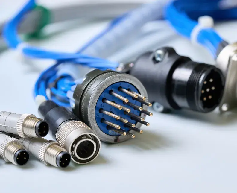 compilation of electronic connectors treated with electroless nickel