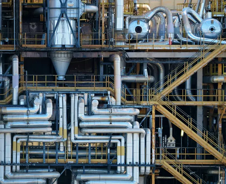 oil rig pipes