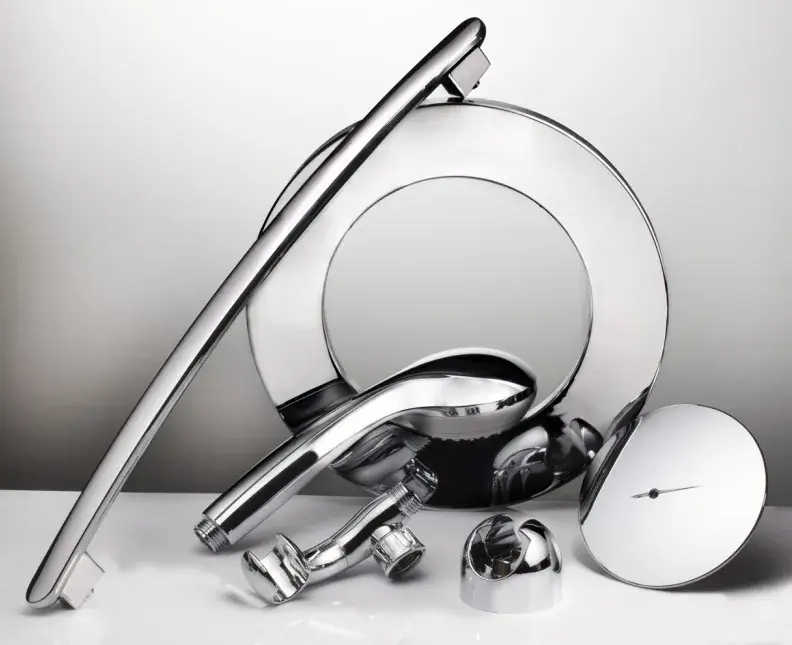 sanitary fittings, compilation of chrome-plated-parts