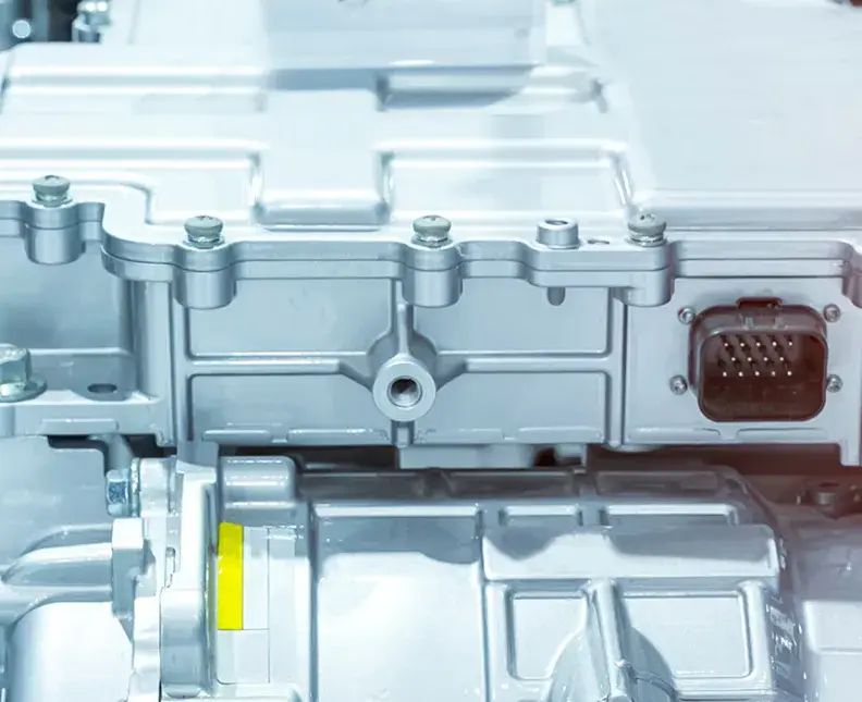 powertrain closeup with crucial fasteners