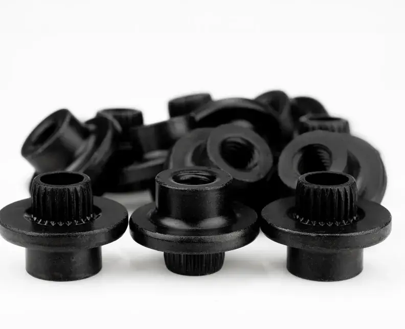fasteners treated with black passivate for highest corrosion protection