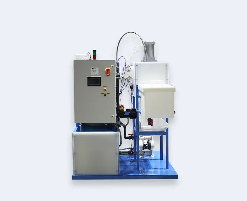 CarboPure equipment for the removal of carbonate and sulfate  from sodium-based alkaline zinc and zinc-nickel electrolytes